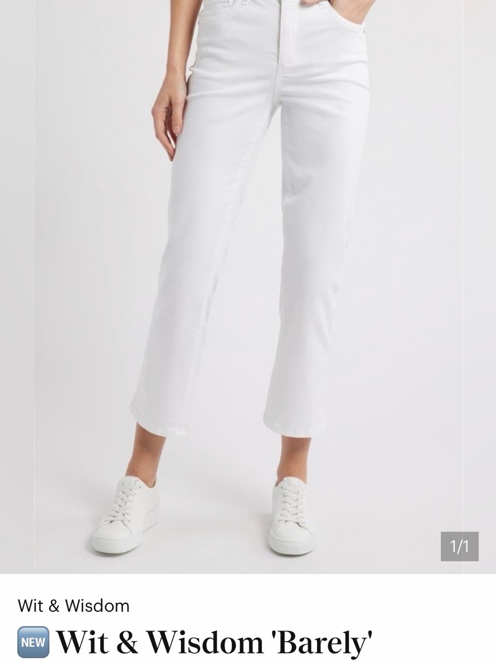 🆕️ Wit & Wisdom 'Barely' Bootcut Jeans